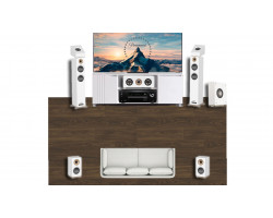 Домашний кинотеатр Jamo S 807 HCS 5.1.2 Dolby Atmos Onkyo TX-SR494